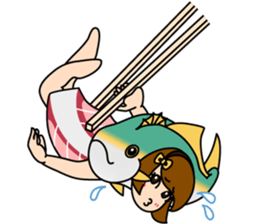 [3rd dish] Natural Yellowtail sticker #4081826