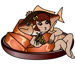 [3rd dish] Natural Yellowtail sticker #4081827