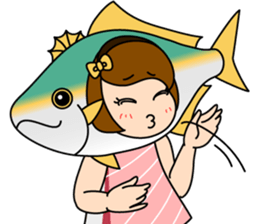 [3rd dish] Natural Yellowtail sticker #4081828