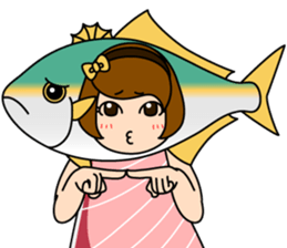 [3rd dish] Natural Yellowtail sticker #4081829