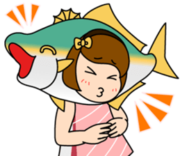 [3rd dish] Natural Yellowtail sticker #4081830