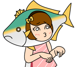 [3rd dish] Natural Yellowtail sticker #4081831