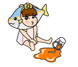 [3rd dish] Natural Yellowtail sticker #4081833