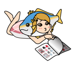 [3rd dish] Natural Yellowtail sticker #4081834