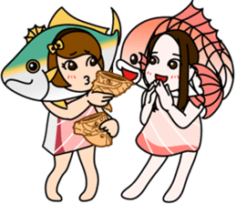 [3rd dish] Natural Yellowtail sticker #4081837