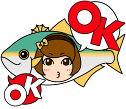 [3rd dish] Natural Yellowtail sticker #4081840