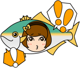 [3rd dish] Natural Yellowtail sticker #4081842