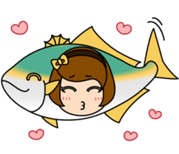 [3rd dish] Natural Yellowtail sticker #4081844