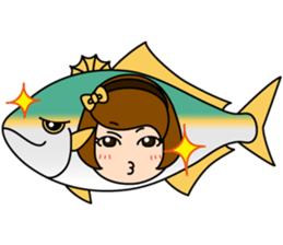 [3rd dish] Natural Yellowtail sticker #4081845
