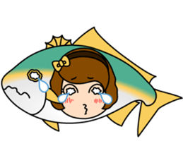 [3rd dish] Natural Yellowtail sticker #4081848