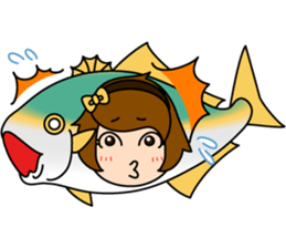 [3rd dish] Natural Yellowtail sticker #4081851