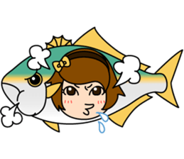 [3rd dish] Natural Yellowtail sticker #4081852