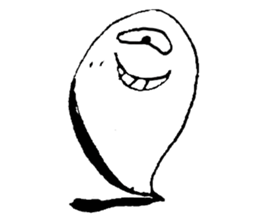 angry ghost sticker #4081995