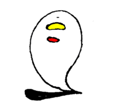 angry ghost sticker #4082010