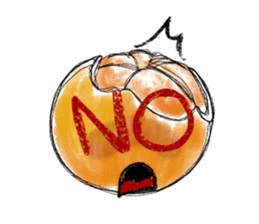 Zombie Orange Apocalypse sticker #4082224