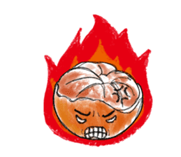 Zombie Orange Apocalypse sticker #4082226