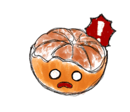 Zombie Orange Apocalypse sticker #4082229