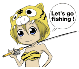 Let's go  Black bass fishing! sticker #4082856