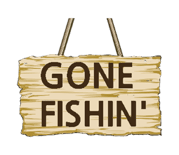 Let's go  Black bass fishing! sticker #4082895