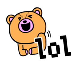 Abbreviation bear sticker #4083336