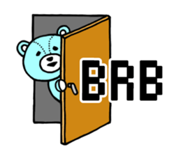 Abbreviation bear sticker #4083346