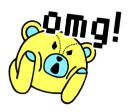 Abbreviation bear sticker #4083352
