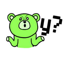 Abbreviation bear sticker #4083355