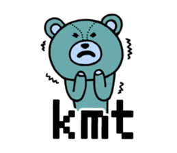 Abbreviation bear sticker #4083371
