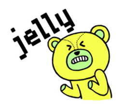 Abbreviation bear sticker #4083372