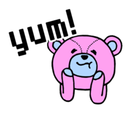 Abbreviation bear sticker #4083373