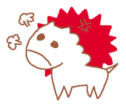 It is a cute horse illustrations sticker #4083550