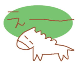 It is a cute horse illustrations sticker #4083563