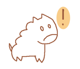 It is a cute horse illustrations sticker #4083565