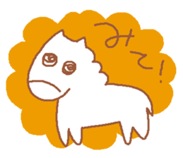 It is a cute horse illustrations sticker #4083574