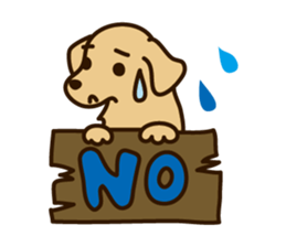 I Love Labrador Retriever! sticker #4084001