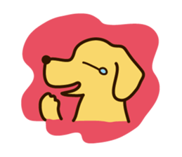 I Love Labrador Retriever! sticker #4084010