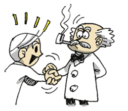 doctor and assistant sticker #4084600
