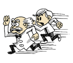 doctor and assistant sticker #4084606