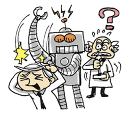 doctor and assistant sticker #4084622