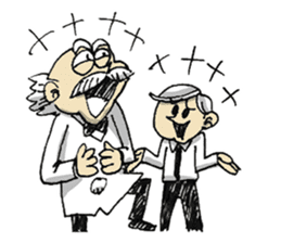 doctor and assistant sticker #4084634