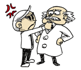 doctor and assistant sticker #4084636