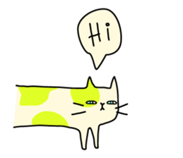 SNAKAT: The long lazy cat sticker #4084680