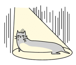 SNAKAT: The long lazy cat sticker #4084685