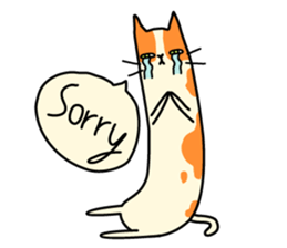SNAKAT: The long lazy cat sticker #4084686