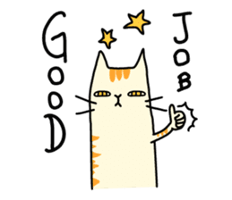 SNAKAT: The long lazy cat sticker #4084689