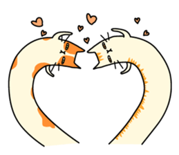 SNAKAT: The long lazy cat sticker #4084693