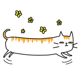 SNAKAT: The long lazy cat sticker #4084697