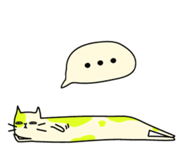 SNAKAT: The long lazy cat sticker #4084700
