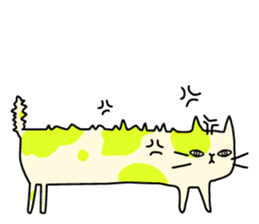 SNAKAT: The long lazy cat sticker #4084705