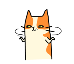 SNAKAT: The long lazy cat sticker #4084707